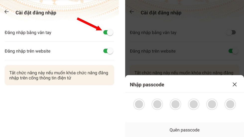 Cách đăng nhập nhanh vào các ứng dụng dịch vụ công không cần mật khẩu - 4 Cách đăng nhập nhanh vào các ứng dụng dịch vụ công không cần mật khẩu - 4