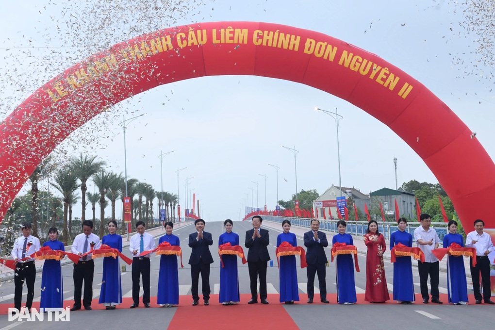 Hà Nam khánh thành công trình trọng điểm cầu Liêm Chính - 3 Hà Nam khánh thành công trình trọng điểm cầu Liêm Chính - 3