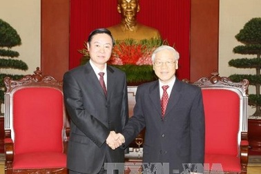 Tổng Bí thư tiếp Đoàn đại biểu Đảng Cộng sản Trung Quốc