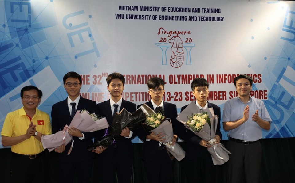 Việt Nam giành Huy chương Vàng Olympic Tin học Quốc tế 2020 - 1 Việt Nam giành Huy chương Vàng Olympic Tin học Quốc tế 2020 - 1