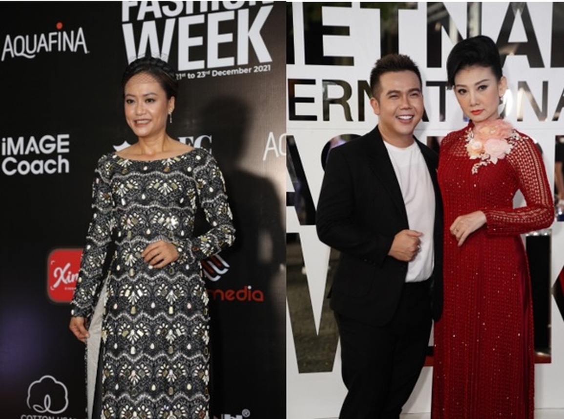 Hoa hậu Khánh Vân mặc áo dài dự thảm đỏ Tuần lễ Thời trang Việt Nam - 5 Hoa hậu Khánh Vân mặc áo dài dự thảm đỏ Tuần lễ Thời trang Việt Nam - 5