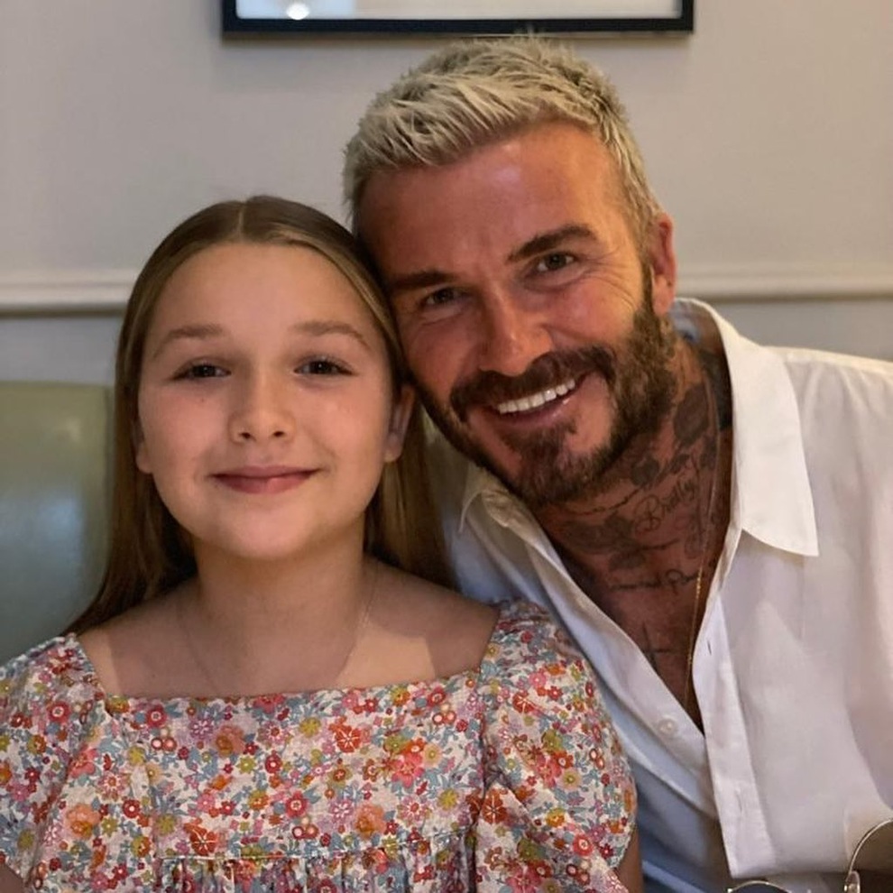 David Beckham tự hào vì cô con gái út Harper - 3 David Beckham tự hào vì cô con gái út Harper - 3