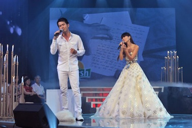 Hà Anh tái ngộ Hồ Trung Dũng