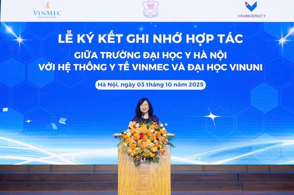 하노이 의대, 빈멕, 빈유니, 세계적 기준에 맞춘 생태계 구축 위해 협력 - 2 Trường Đại học Y Hà Nội, Vinmec và VinUni hợp tác xây dựng hệ sinh thái theo chuẩn thế giới - 2