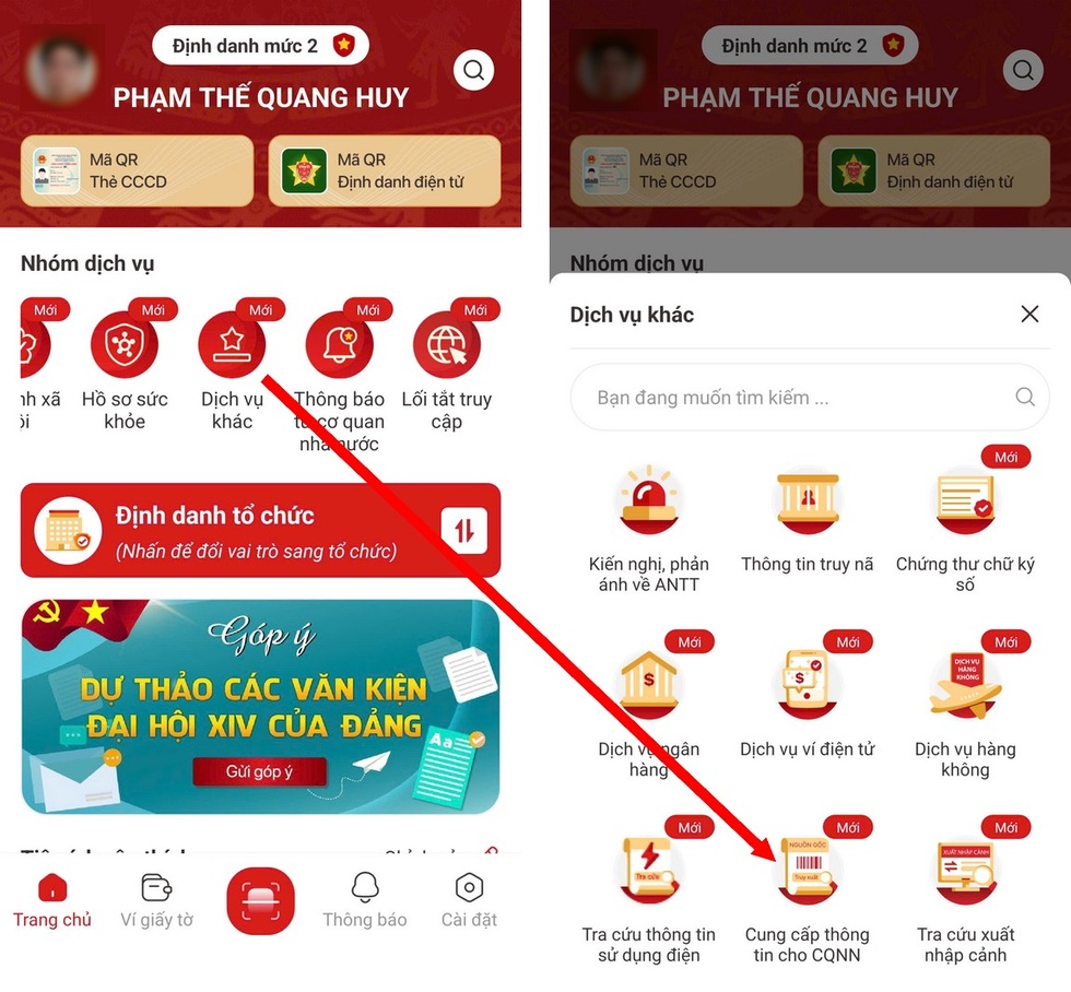 Hướng dẫn cách khai báo thông tin sổ đỏ qua VNeID - 2