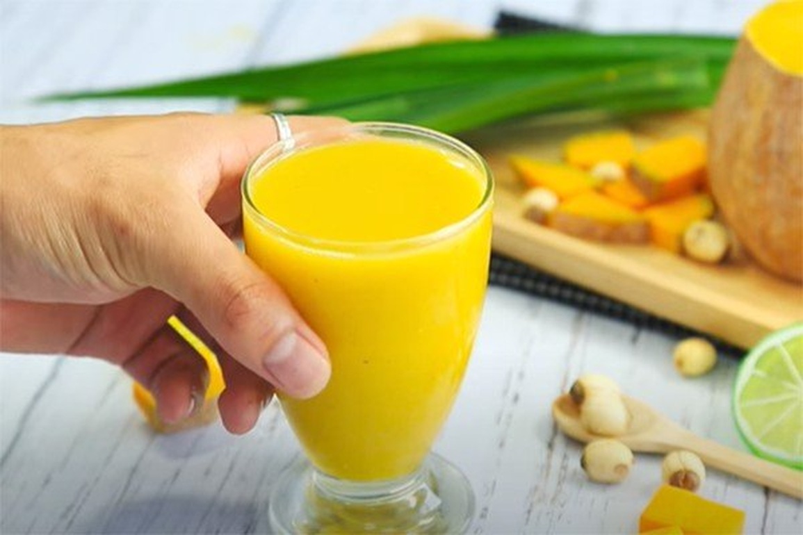 Sữa bí đỏ hạt sen dinh dưỡng tăng cân cho người gầy - 1 Sữa bí đỏ hạt sen dinh dưỡng tăng cân cho người gầy - 1
