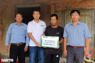 Người cha mắc ung thư, nuôi 3 con nhỏ đã được giúp hơn 125 triệu đồng