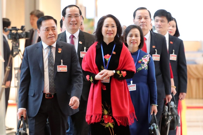 Toàn cảnh phiên khai mạc Đại hội Đại biểu toàn quốc lần thứ XIII của Đảng - 16 Toàn cảnh phiên khai mạc Đại hội Đại biểu toàn quốc lần thứ XIII của Đảng - 16