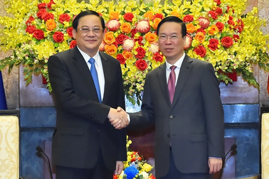 Chủ tịch nước Võ Văn Thưởng tiếp Thủ tướng Lào