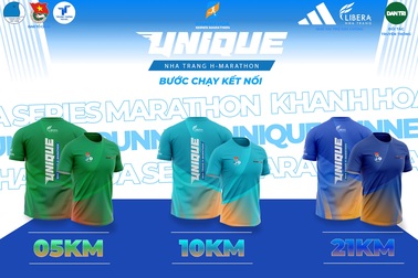 Giải chạy Unique Nha Trang H-Marathon 2024 ra mắt áo đấu