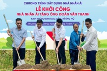 Vợ chồng hơn nửa đời ở trong lô cốt cũ được khởi công xây nhà Nhân ái