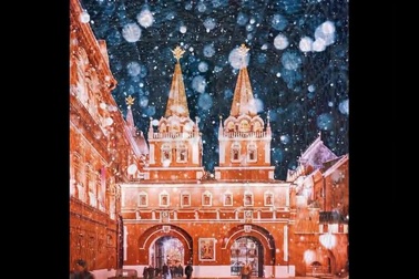 Moscow đẹp kiêu sa trong tuyết trắng