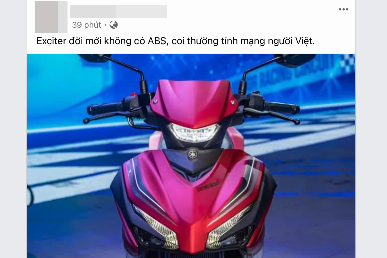 Exciter 155 VVA mới bị chê vì không có phanh ABS - 1 Exciter 155 VVA mới bị chê vì không có phanh ABS - 1