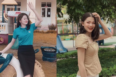 Cô giáo mầm non xứ Nghệ “nổi như cồn” nhờ nhan sắc khả ái