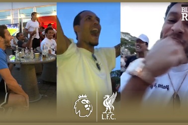 Dàn sao Liverpool vỡ òa, ăn mừng chức vô địch cực sung