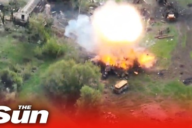 Ukraine đăng video "phá hủy kho đạn Nga"