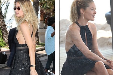 Cựu thiên thần nội y hớ hênh ra biển