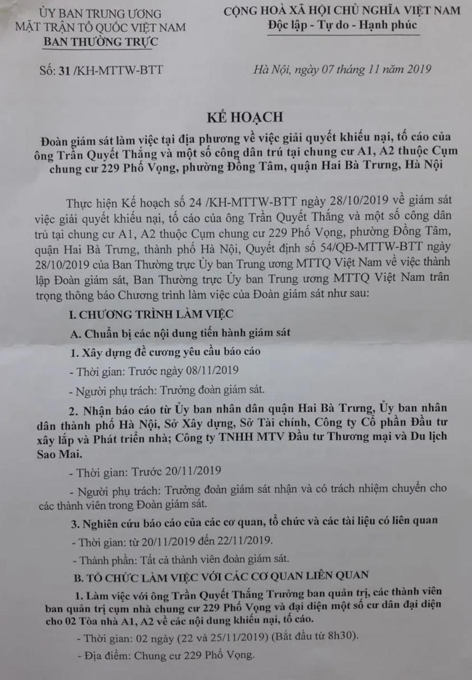 “Nóng bỏng” vụ cư dân chung cư 229 phố Vọng giữa thủ đô ròng rã kêu cứu! - 1 “Nóng bỏng” vụ cư dân chung cư 229 phố Vọng giữa thủ đô ròng rã kêu cứu! - 1