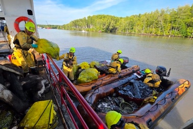 TPHCM yêu cầu chủ tàu làm sạch đường bờ sau sự cố tràn dầu ở Cần Giờ