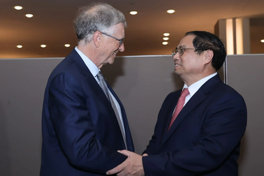Thủ tướng Phạm Minh Chính gặp tỷ phú Bill Gates tại Mỹ