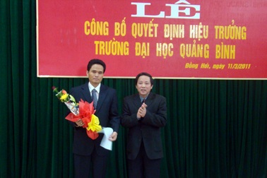 Đại học Quảng Bình có hiệu trưởng mới