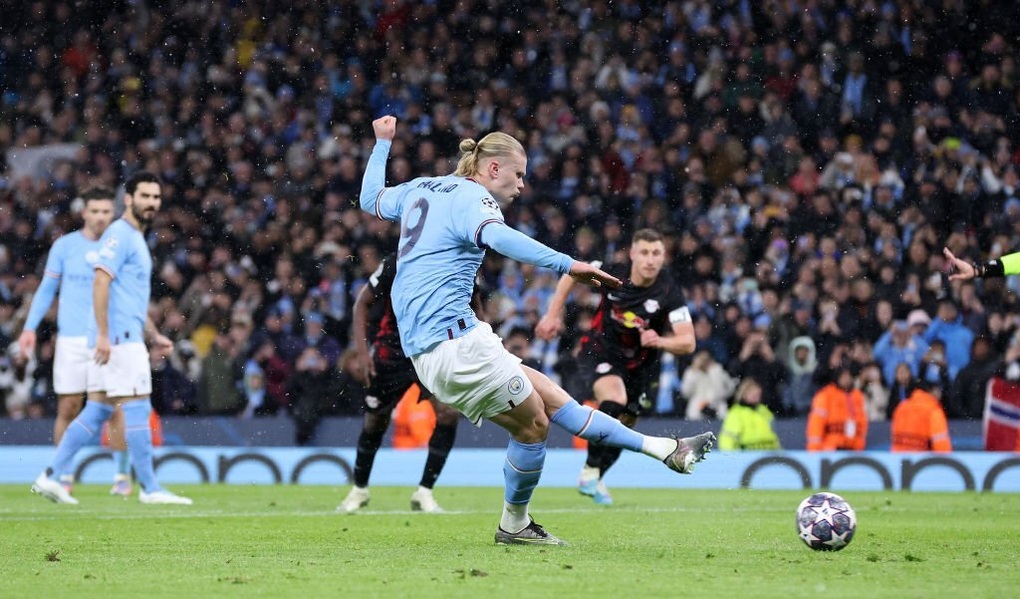 Haaland ghi 5 bàn, Man City đại thắng 7-0 trước Leipzig - 2 Haaland ghi 5 bàn, Man City đại thắng 7-0 trước Leipzig - 2
