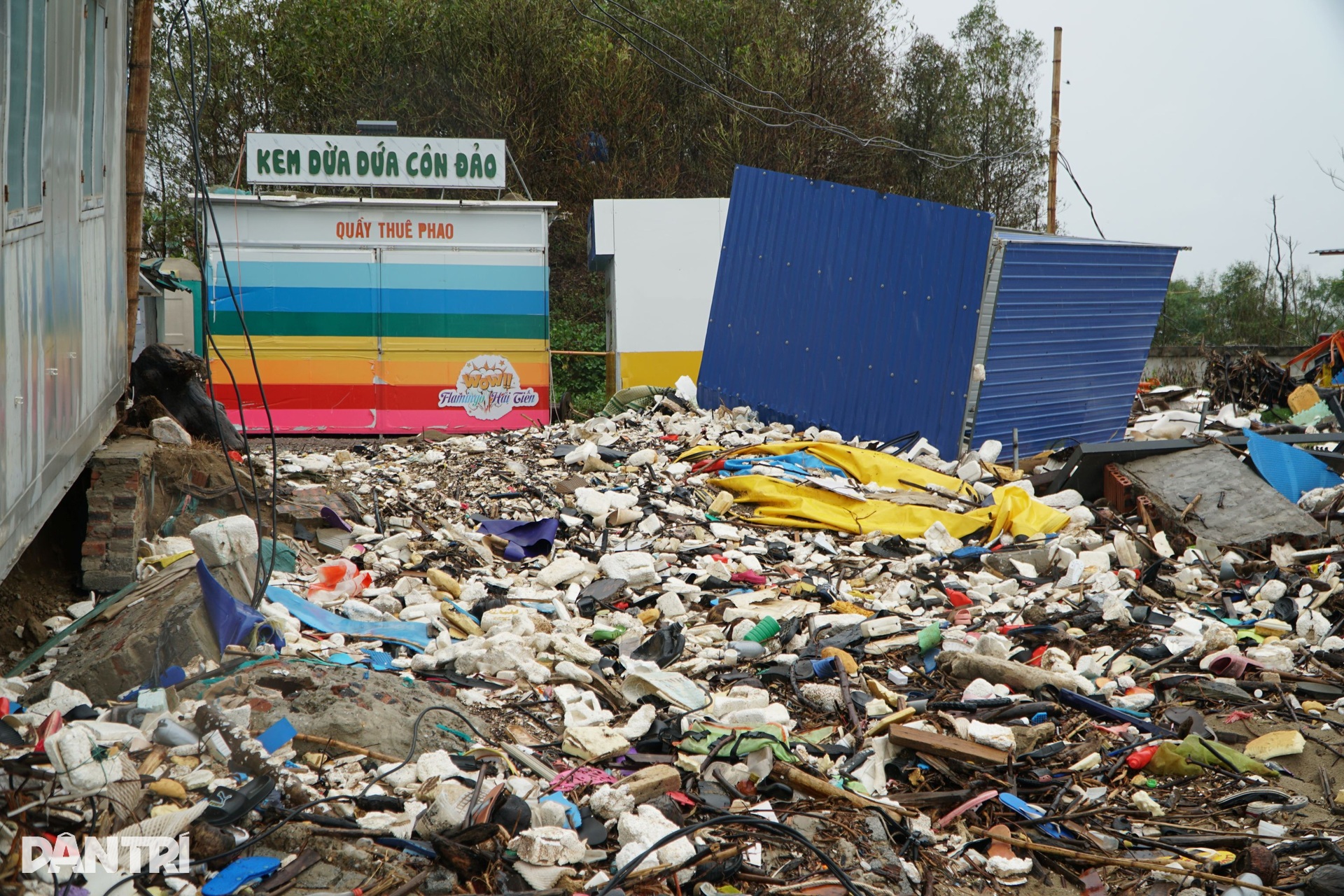 Bờ biển Hải Tiến như bãi chông sau bão Bualoi - 8 Bờ biển Hải Tiến như bãi chông sau bão Bualoi - 8