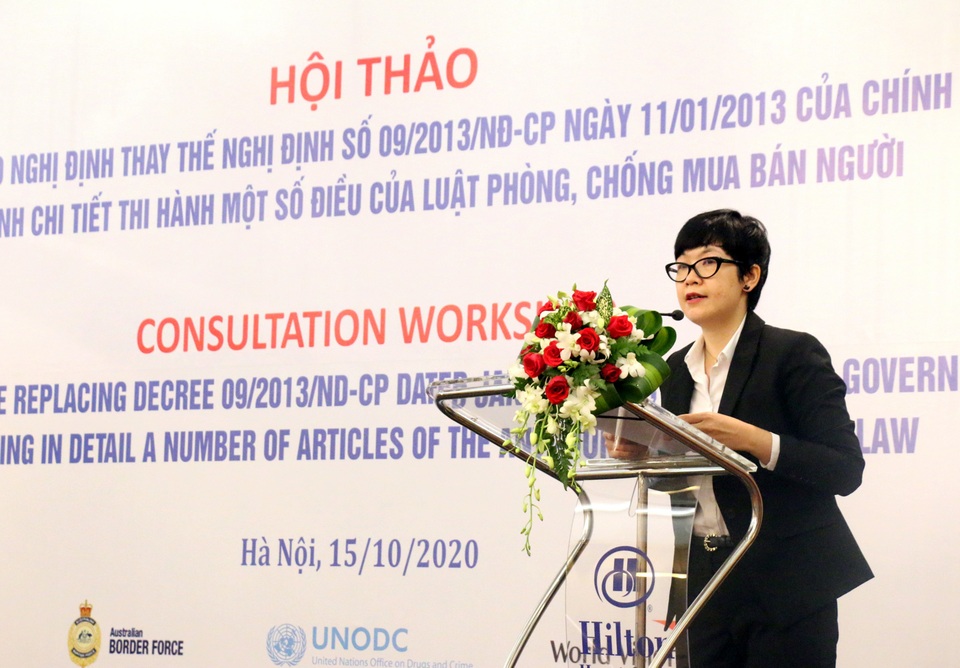 Hoàn thiện dự thảo nghị định mới về Luật phòng, chống mua bán người - 1 Hoàn thiện dự thảo nghị định mới về Luật phòng, chống mua bán người - 1