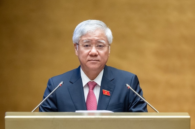 Chủ tịch Ủy ban Trung ương Mặt trận Tổ quốc Việt Nam Đỗ Văn Chiến tổng hợp ý kiến, kiến nghị của cử tri và Nhân dân gửi đến kỳ họp thứ 5, Quốc hội khóa XV,