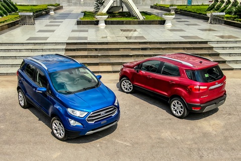 Ford EcoSport 2020 ra mắt: Bỏ lốp dự phòng, thêm trang bị đấu Kona, Seltos