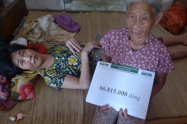 Hơn 66 triệu đồng đến với cậu bé Thành không có bố, mẹ nằm liệt giường