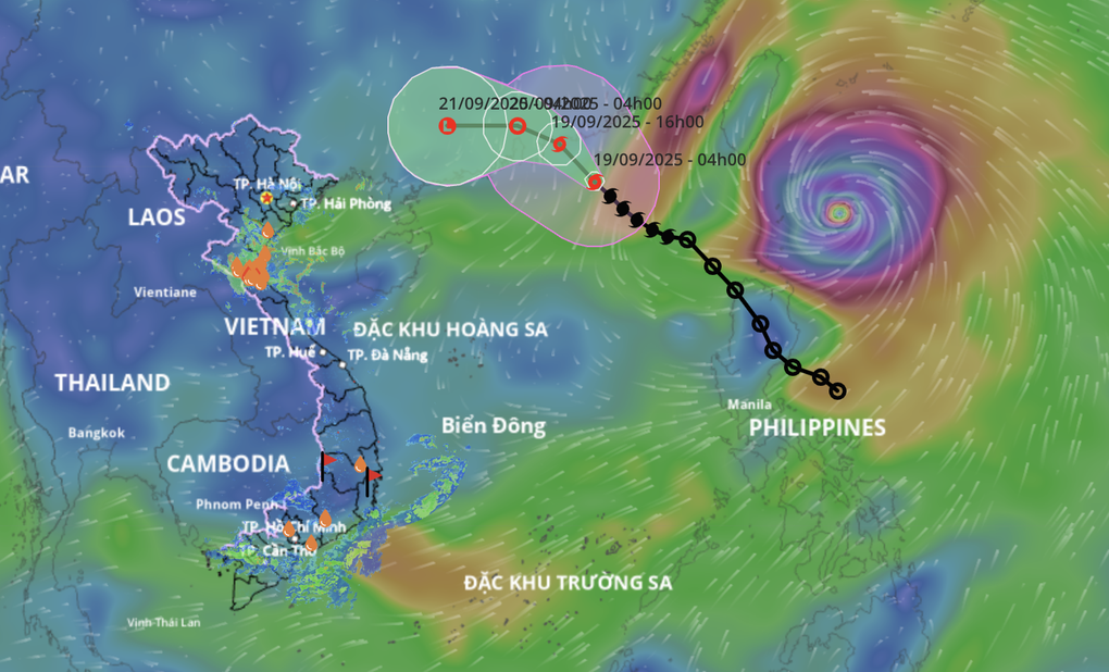 Cơn bão Ragasa rất mạnh hướng vào Biển Đông, có thể ảnh hưởng đến nước ta - 1 Cơn bão Ragasa rất mạnh hướng vào Biển Đông, có thể ảnh hưởng đến nước ta - 1