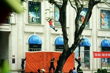 Những khoảnh khắc gay cấn trong buổi diễn tập PCCC cực lớn