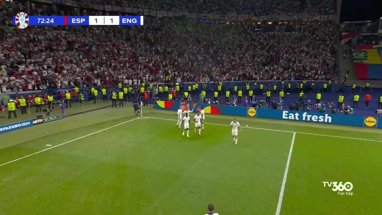 Highlight Tây Ban Nha thắng Anh 2-1 ở chung kết Euro 2024