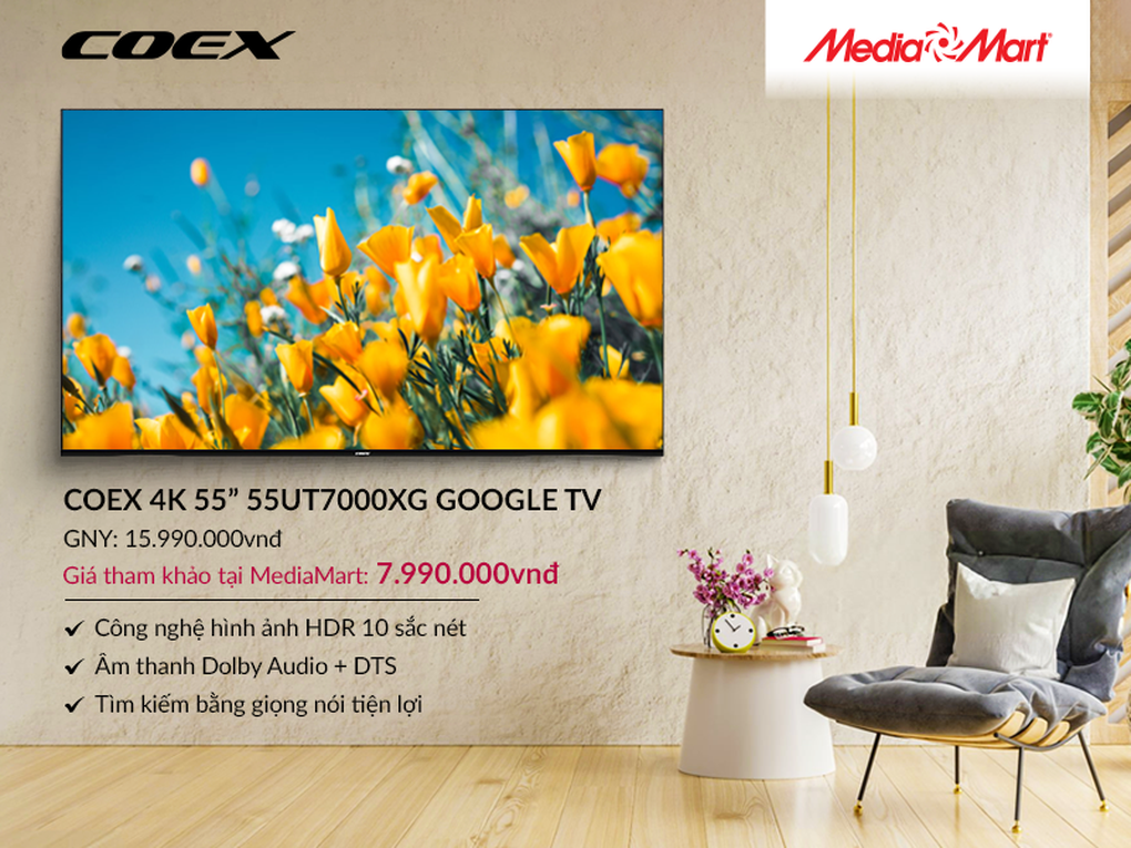 MediaMart giảm giá tới 50% nhiều TV màn hình lớn nhằm kích cầu mùa Euro - 4 MediaMart giảm giá tới 50% nhiều TV màn hình lớn nhằm kích cầu mùa Euro - 4