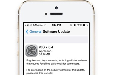 Apple phát hành bản iOS 7.0.4 vá lỗi FaceTime