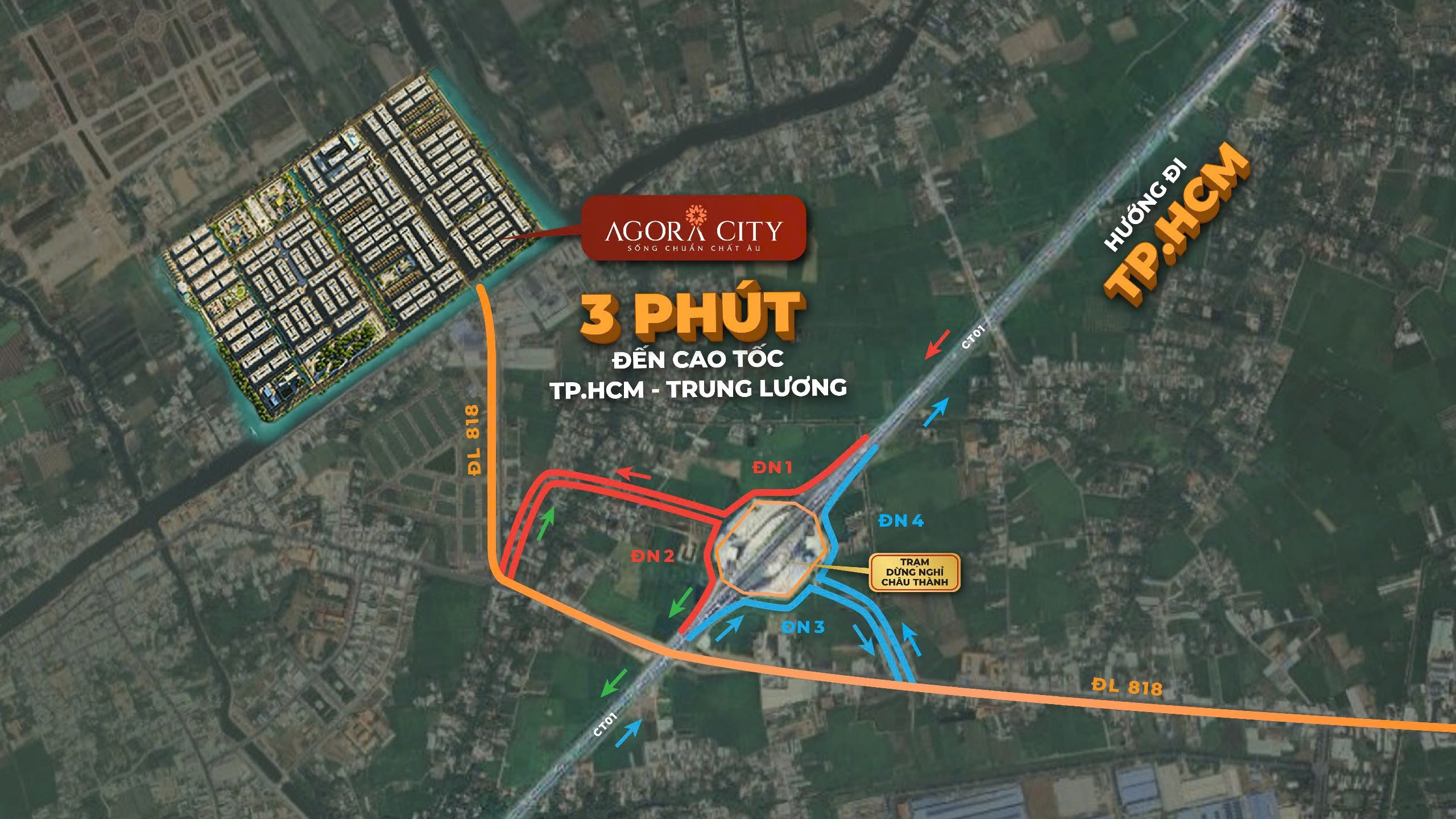 Agora City đón sóng nút giao cao tốc TPHCM - Trung Lương  第1张