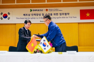 Thỏa thuận cung ứng nhân lực với tập đoàn đóng tàu hàng đầu thế giới