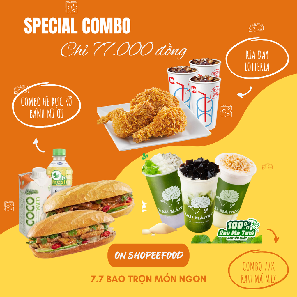 7.7 Bao trọn món ngon cập bến ShopeeFood với nhiều ưu đãi - 3 7.7 Bao trọn món ngon cập bến ShopeeFood với nhiều ưu đãi - 3