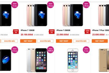 iPhone giảm giá tiền triệu kích cầu trước khi rơi vào mùa thấp điểm