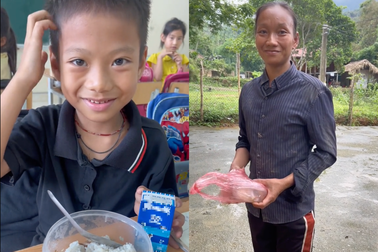 Chuyện xúc động sau video người mẹ vùng cao đứng chờ đưa cơm cho con trai