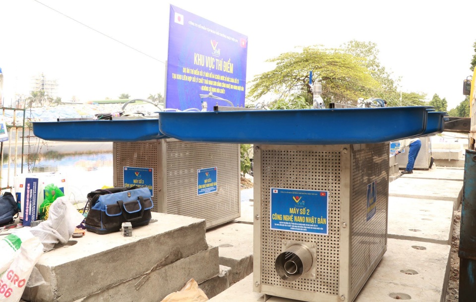 Cận cảnh hệ thống khử mùi bãi rác Nam Sơn bằng công nghệ Nhật Bản - 2 Cận cảnh hệ thống khử mùi bãi rác Nam Sơn bằng công nghệ Nhật Bản - 2
