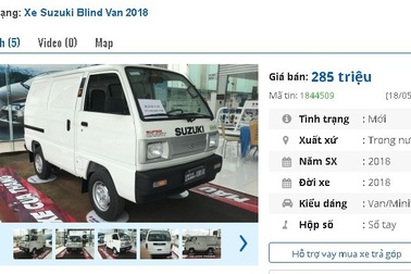 3 chiếc ô tô "mới toanh" này đang bán giá dưới 300 triệu đồng tại Việt Nam