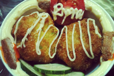 Cơm kẹp chiên xù