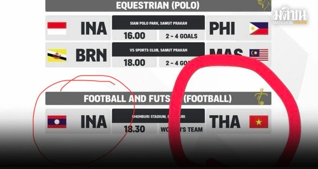 Chủ nhà Thái Lan lên tiếng về những sự cố liên tiếp ở SEA Games 33 - 1 Chủ nhà Thái Lan lên tiếng về những sự cố liên tiếp ở SEA Games 33 - 1