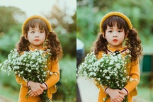 Tan chảy trong bộ ảnh bên cúc họa mi của mẫu nhí Hà Thành