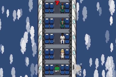 Chết cười game di động châm biếm hành động đuổi khách của United Airlines