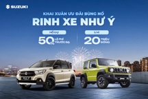 Ưu đãi từ chương trình "Suzuki khai xuân - Ưu đãi bùng nổ, rinh xe như ý"
