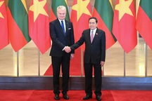 Chủ tịch Quốc hội Trần Thanh Mẫn hội kiến Tổng thống Litva