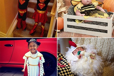 Hình ảnh dễ thương của các “sao” nhí trong mùa Halloween 